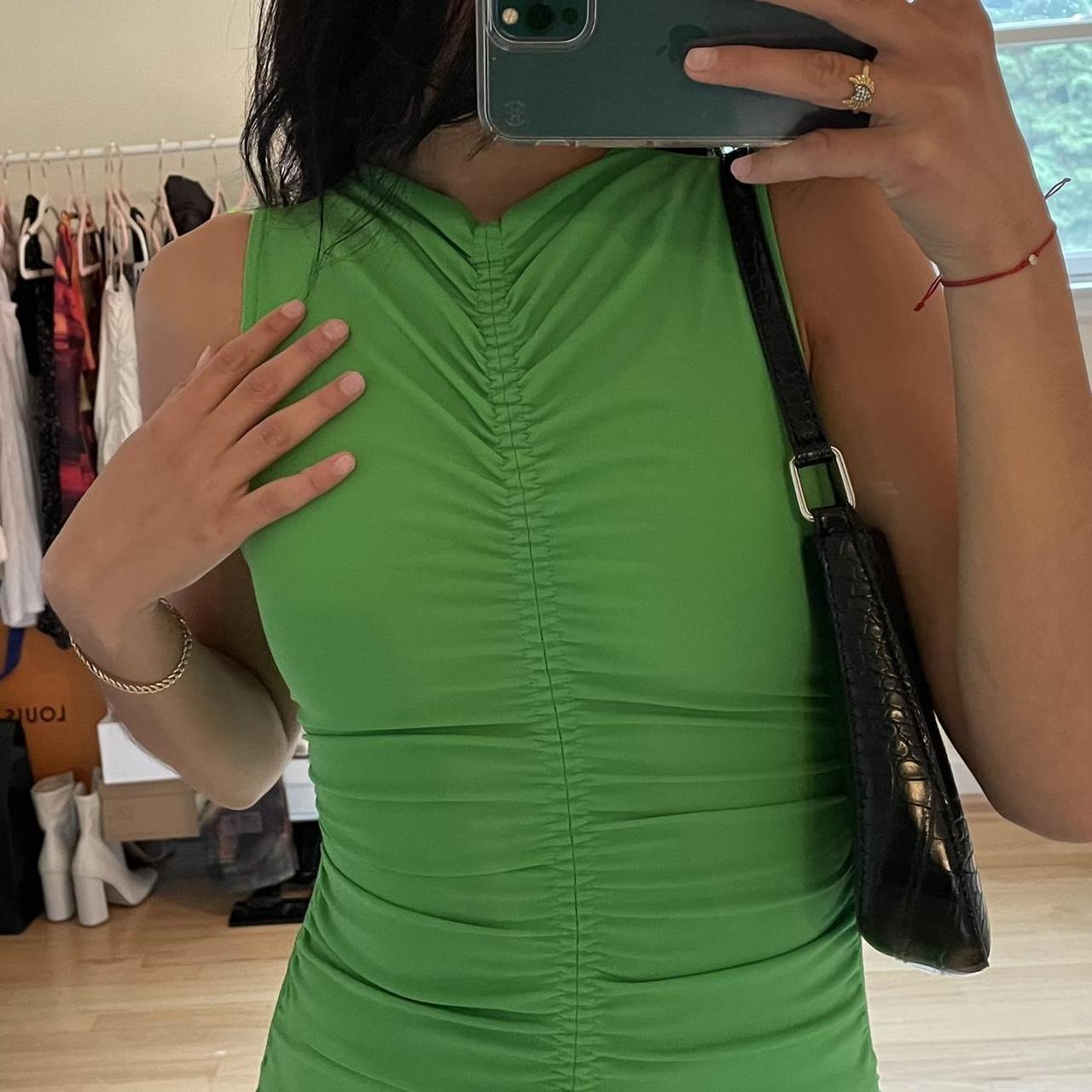 Green Body Con Dress 🥝 Mini Body Con Dress From... - Depop