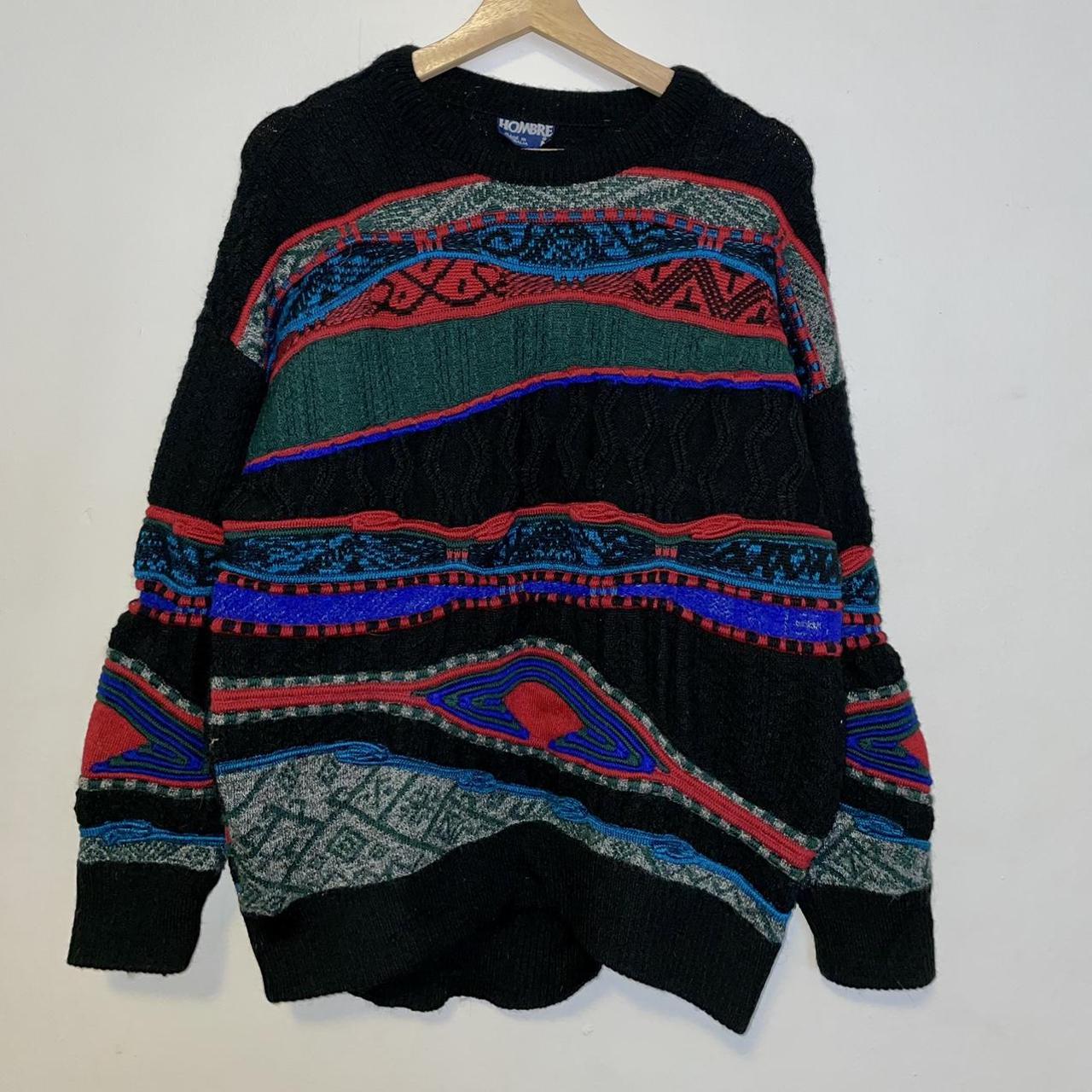 Coogi style jumper from the brand Hombre. Super cool... - Depop