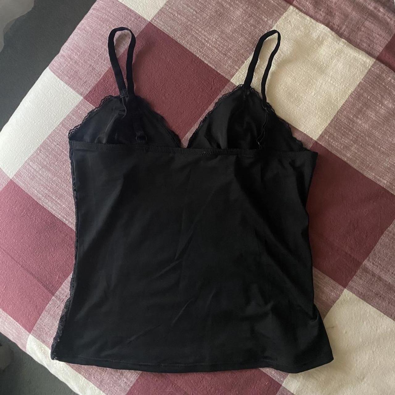 the cutest vintage lace cami top- no tag but would... - Depop