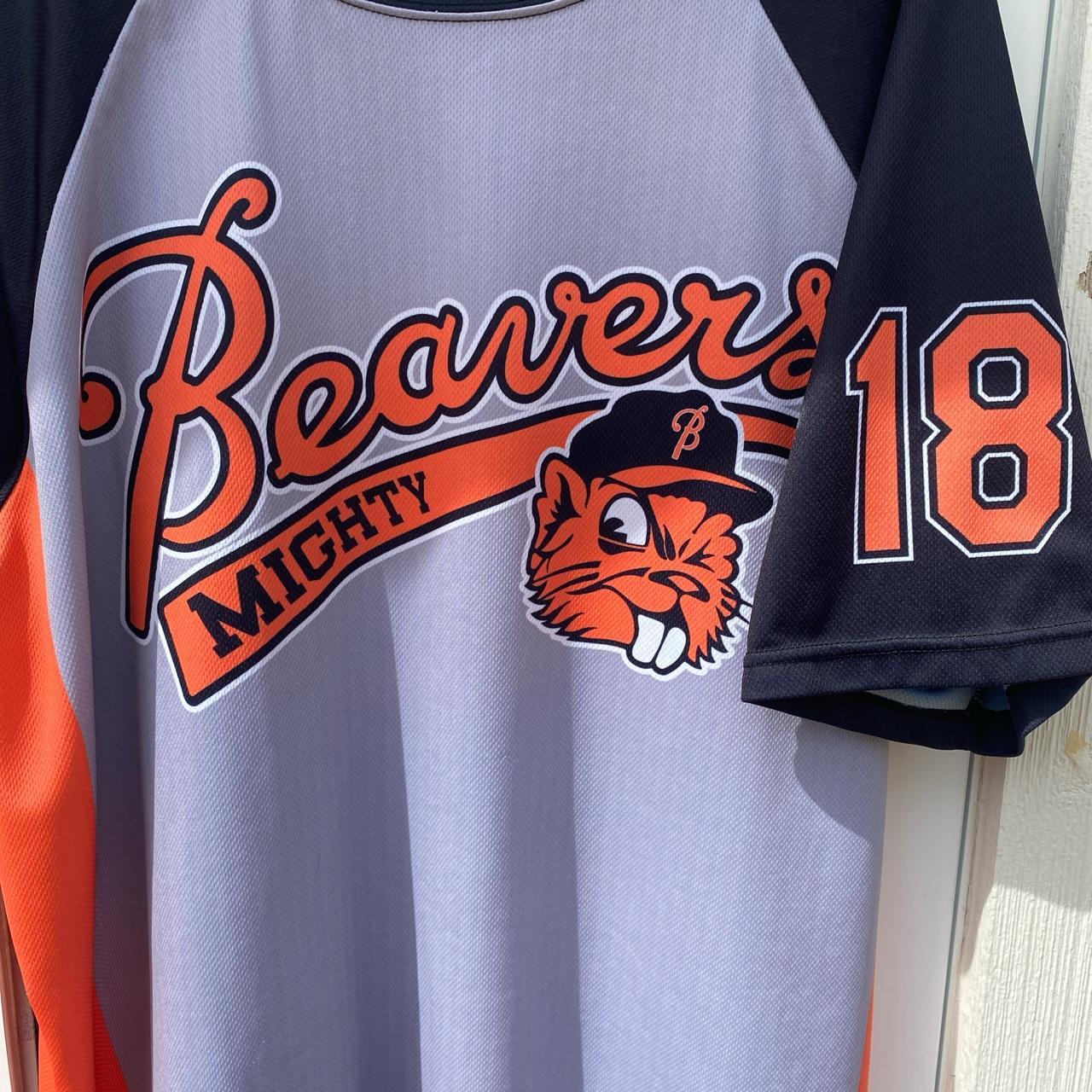 Mighty Beavers Farmers Insurance baseball jersey. - Depop