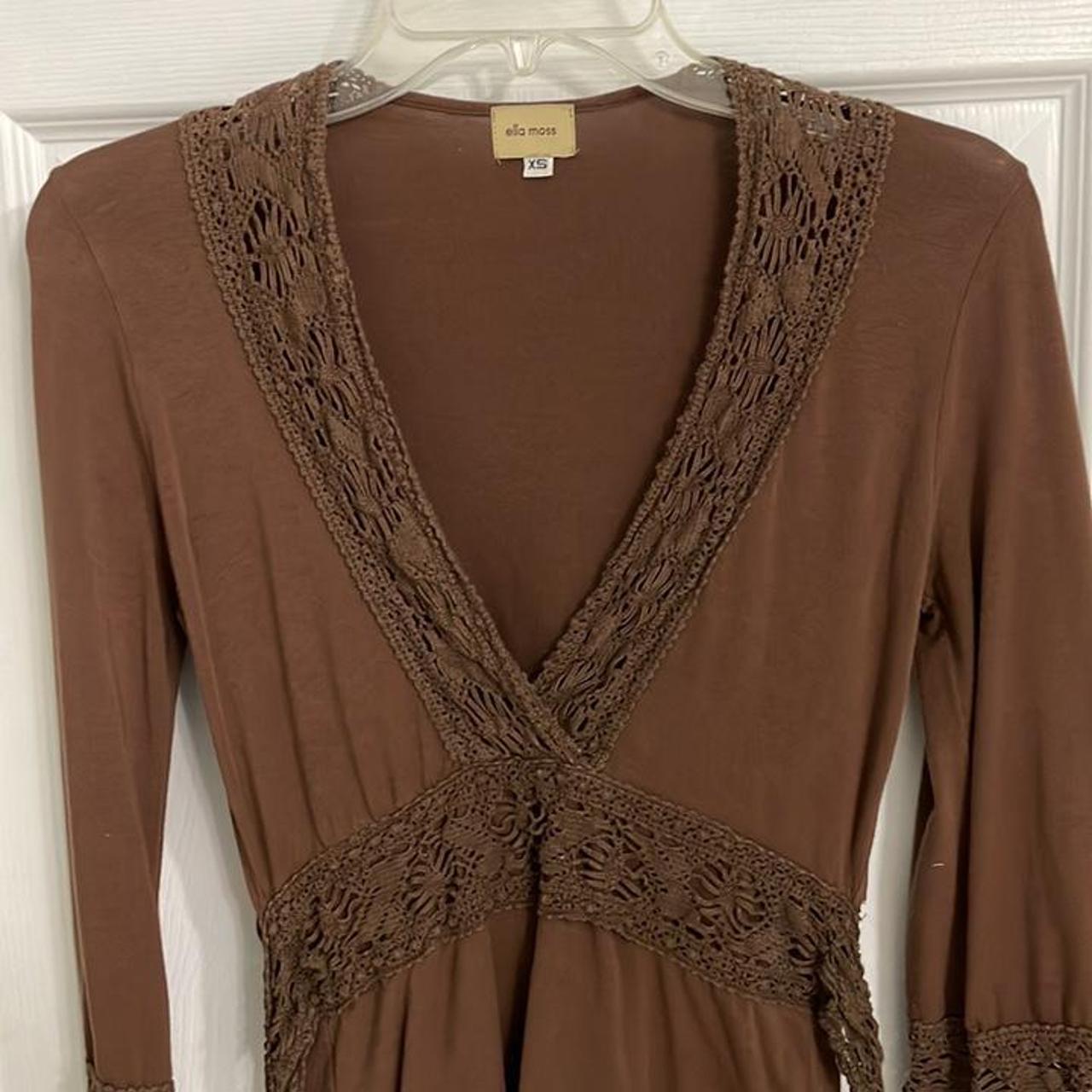 Ella Moss Women's Brown Blouse (2)