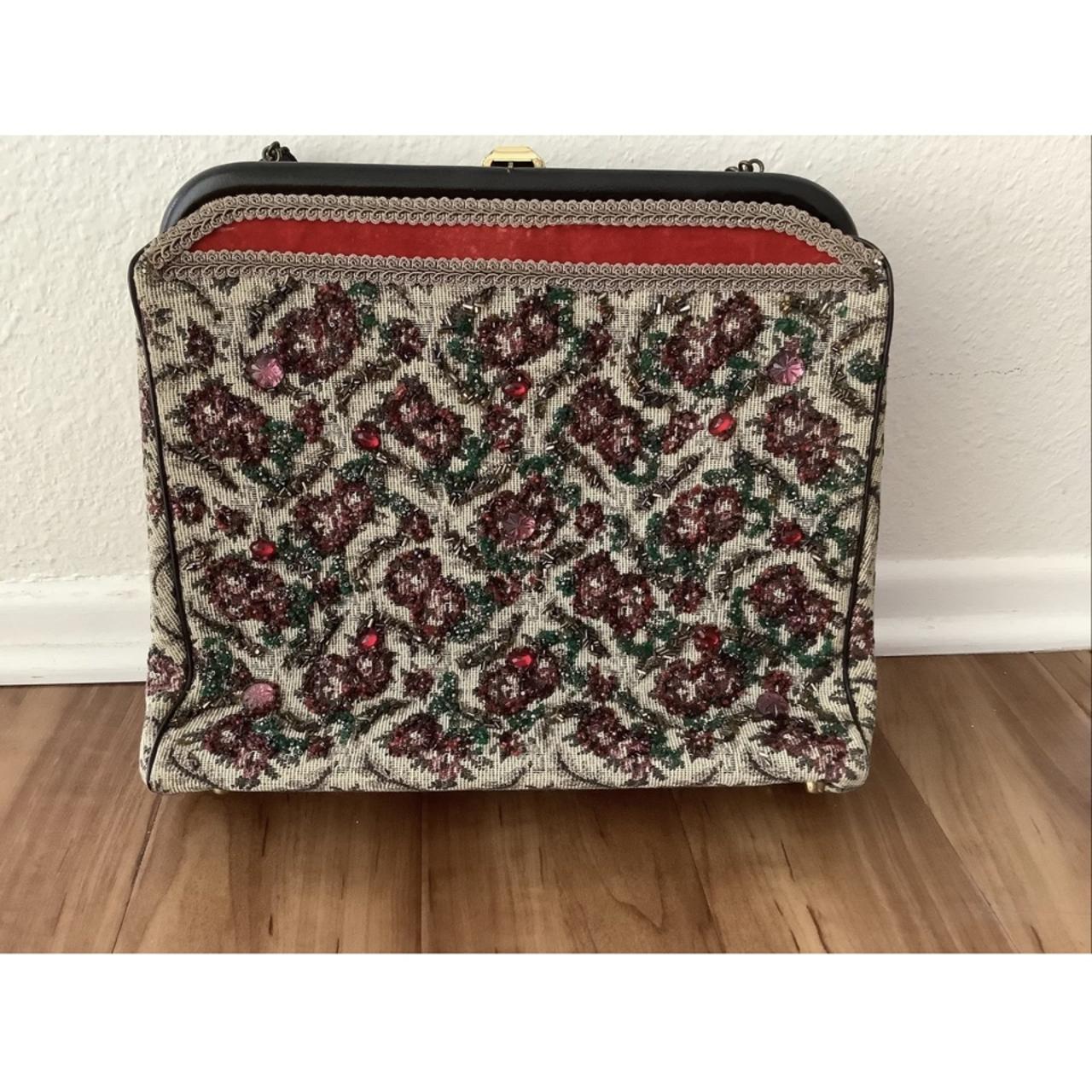 Veldore of Houston USA hand decorated vintage... - Depop