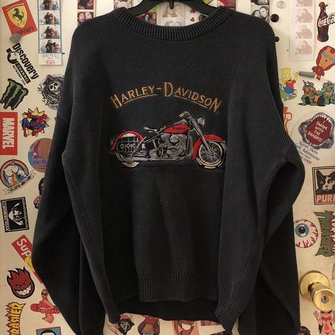 Harley davidson deals knit sweater