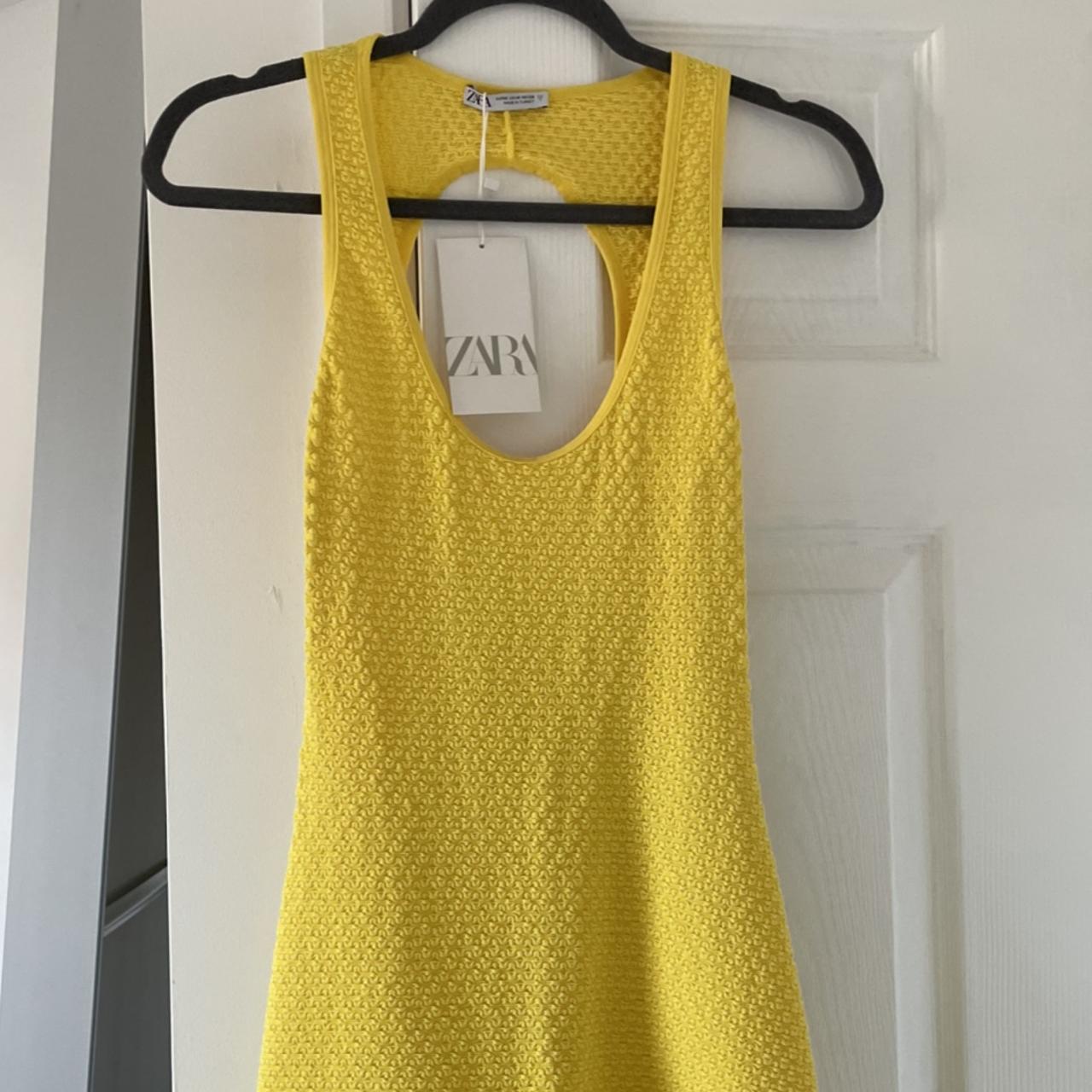 zara yellow unitard