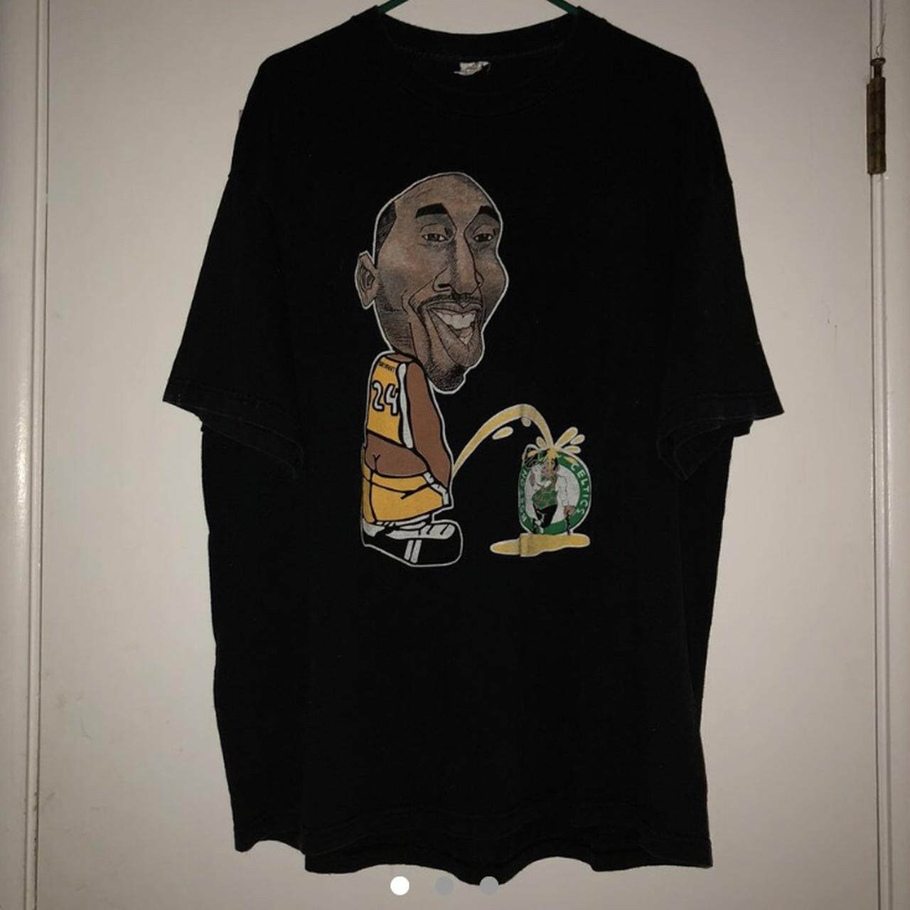Rare Vintage Los Angeles Lakers Adidas Kobe Bryant 24 T-Shirt