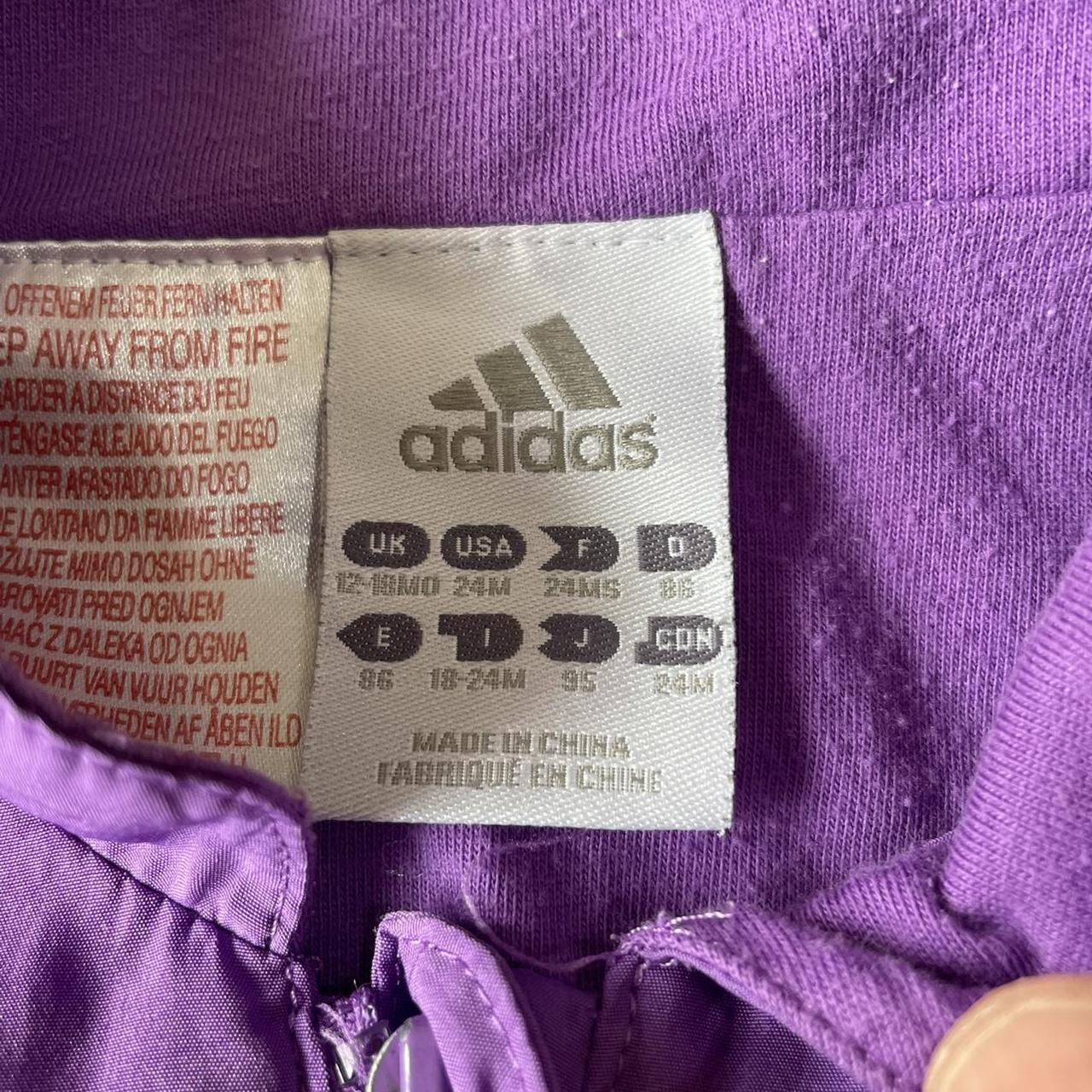 Adidas Baby Girl Purple Set Suit Jacket Pant... - Depop
