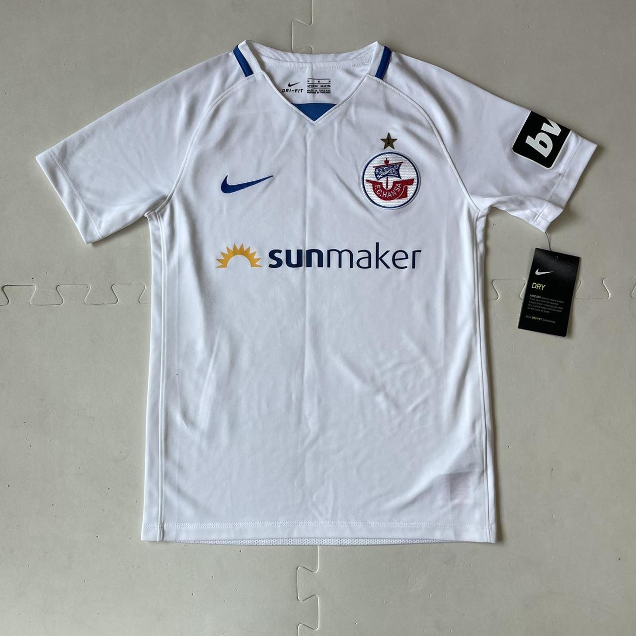 Nike FC Hansa Rostock 18/19 Jersey Away T-shirt Kids... - Depop