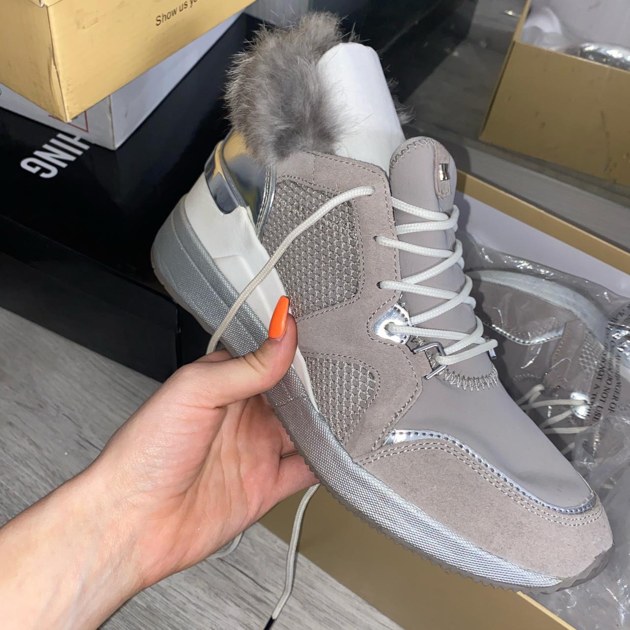 Michael kors trainers grey online