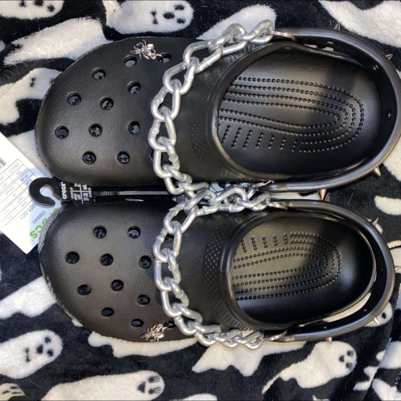 Goth Crocs (Original) There is another seller who is - Depop