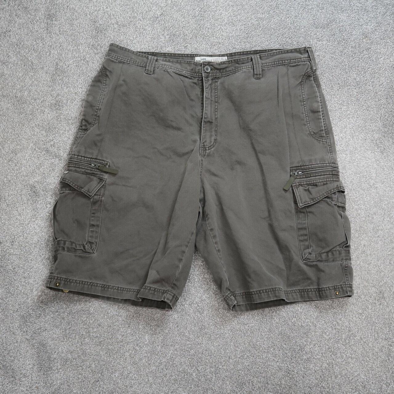 Lee Dungaree Cargo Shorts Men's Size 40 Flat Front... - Depop