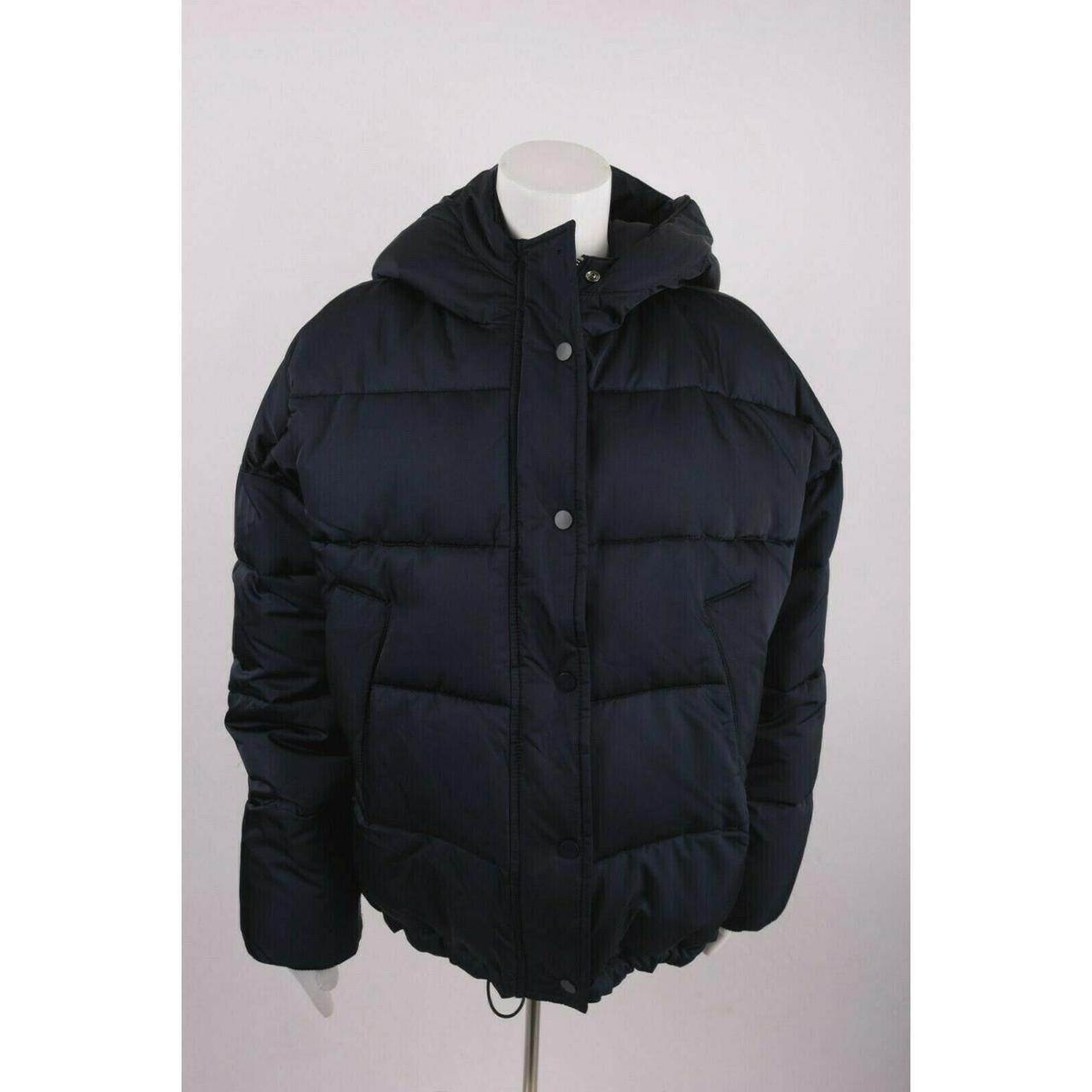 navy blue hoodless jacket