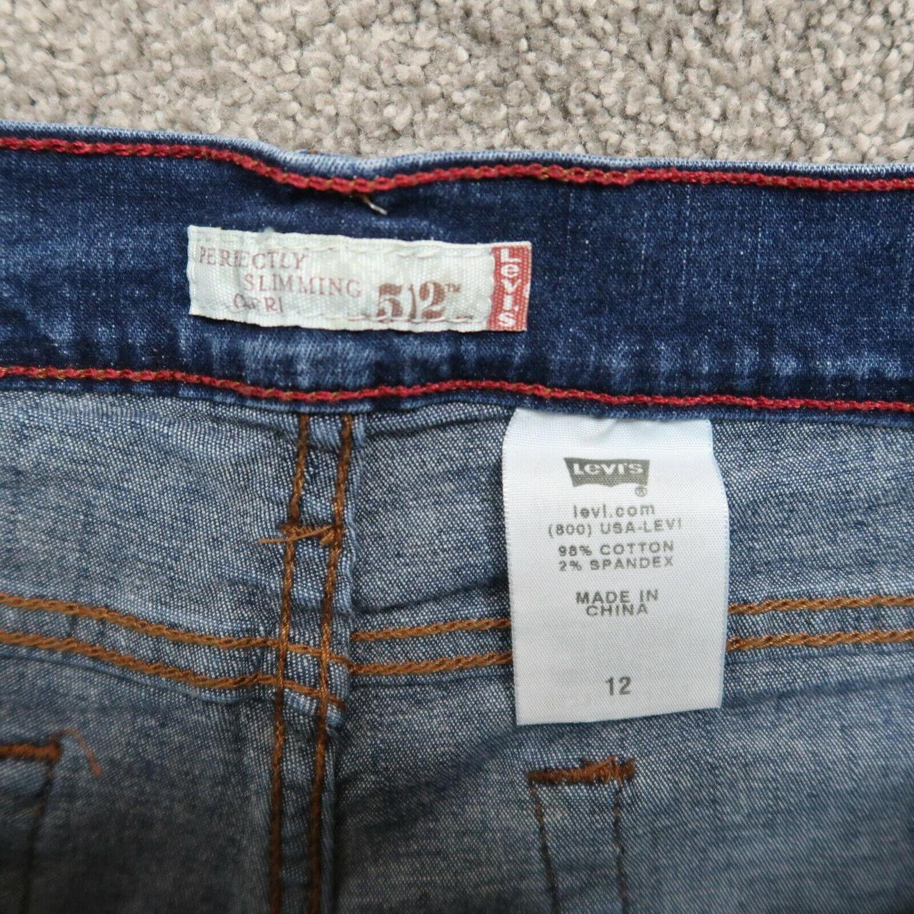 levi's 512 perfectly slimming capri jeans