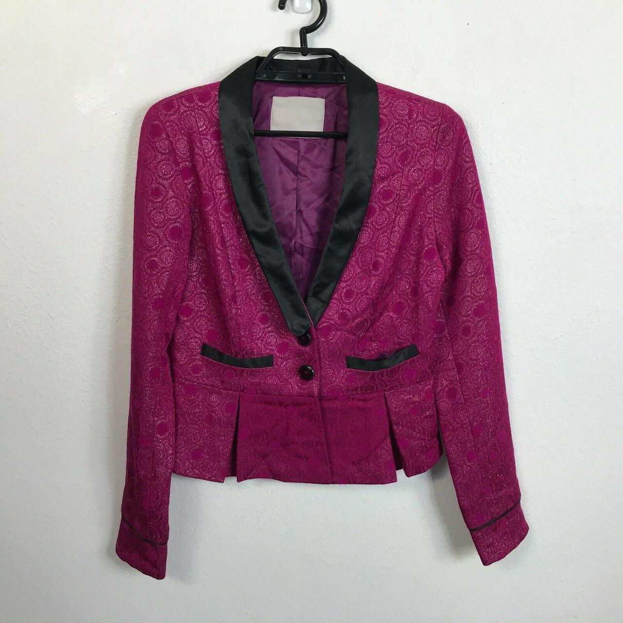 dark pink blazer