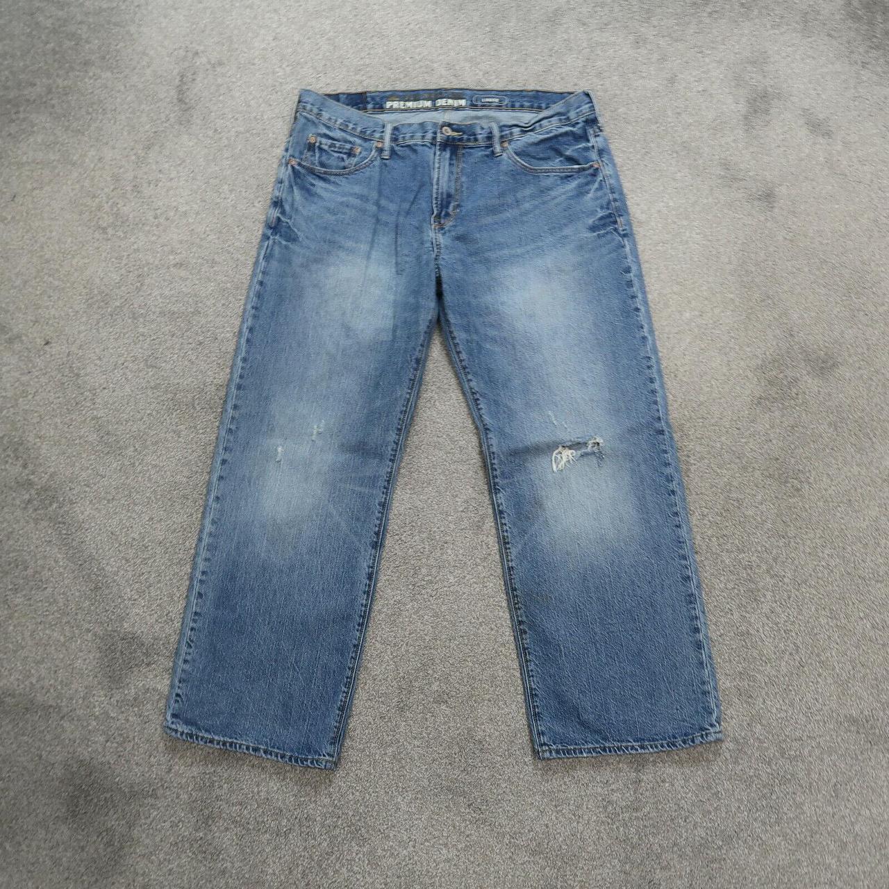 old navy men's relaxed fit jeans