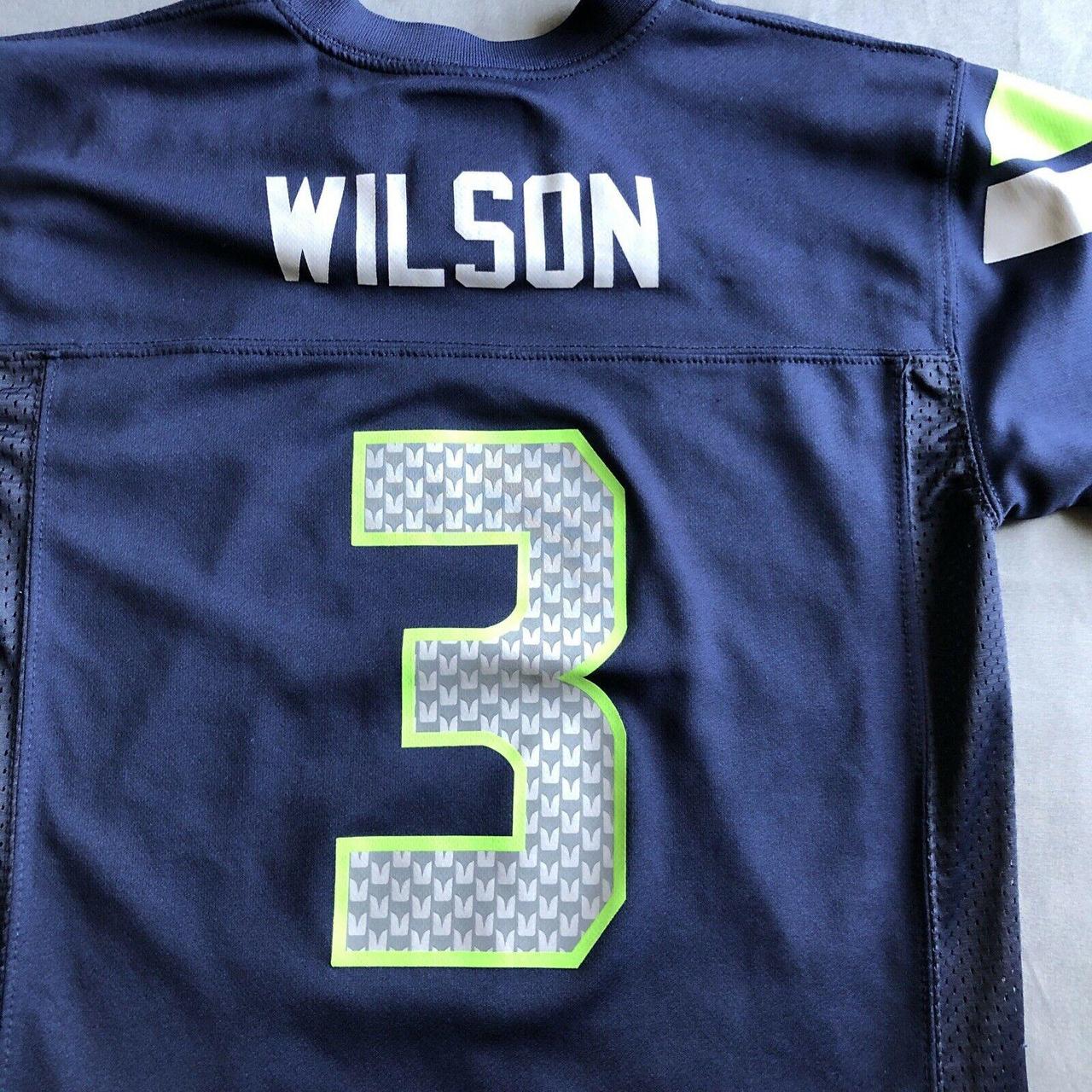 Seattle Seahawks Russell Wilson #3 Jersey Size: - Depop