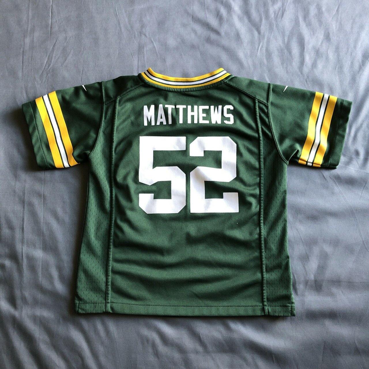 Nike, Shirts & Tops, Clay Matthews Green Bay Packers Onfield Jersey 52