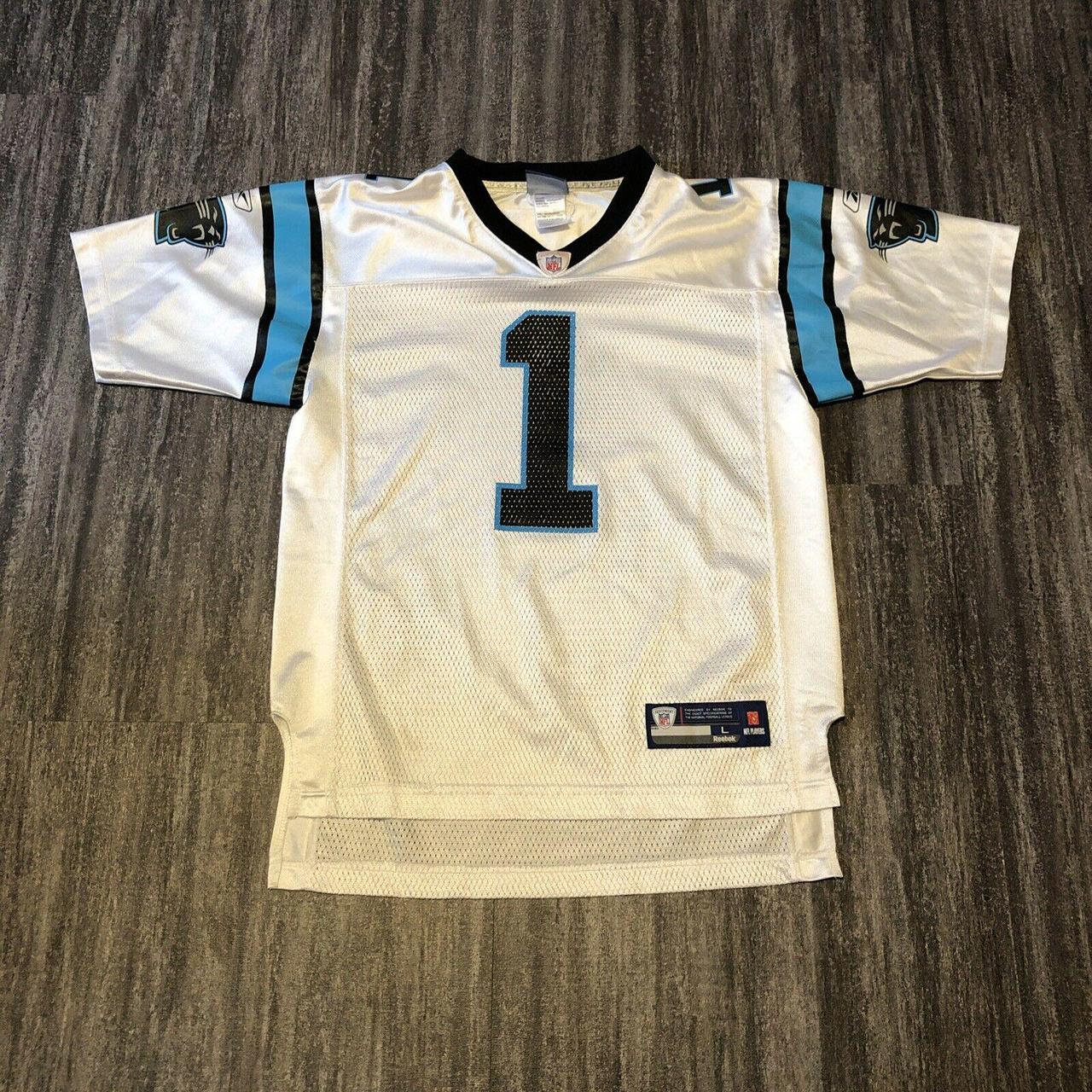 Cam Newton Jersey T-Shirt Carolina Panthers NFL - Depop