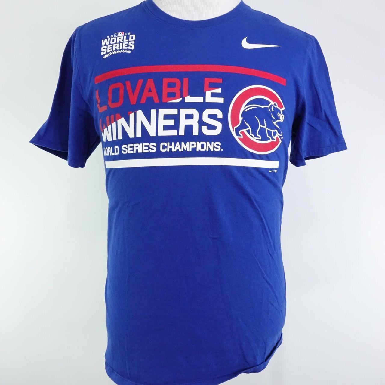 Nike Chicago Cubs T-shirt 2016 WORLD SERIES CHAMPIONS LOVABLE