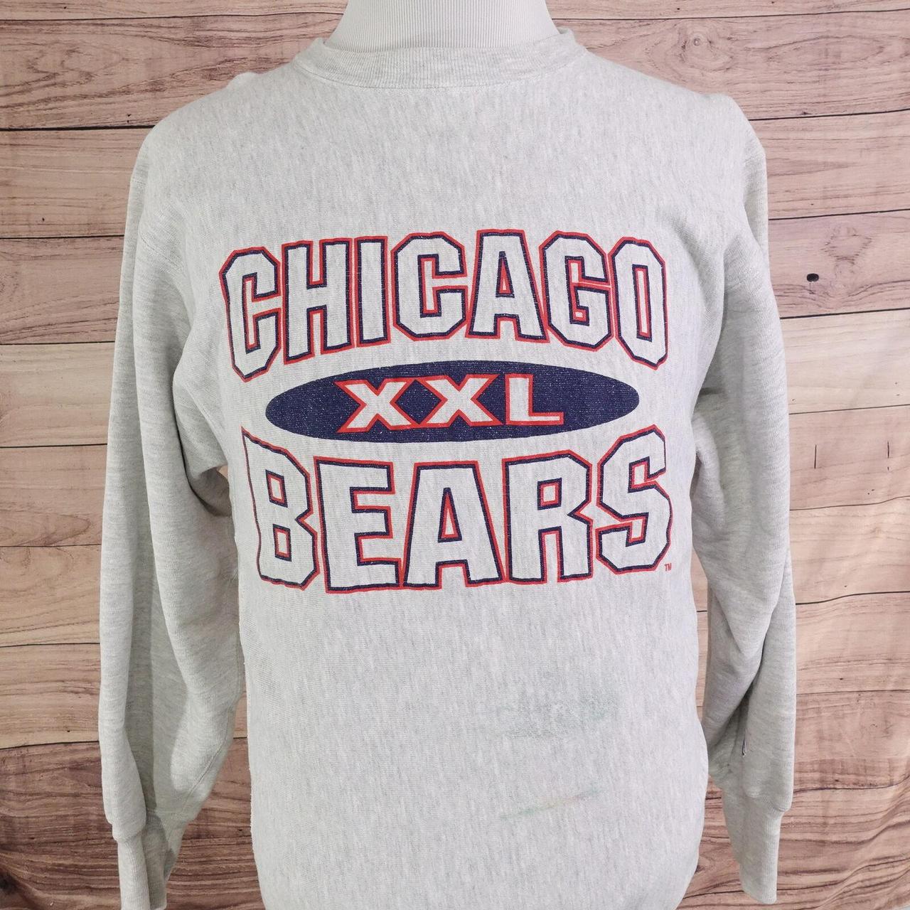 VINTAGE CHICAGO BEARS CHAMPION REVERSE WEAVE GRAY - Depop