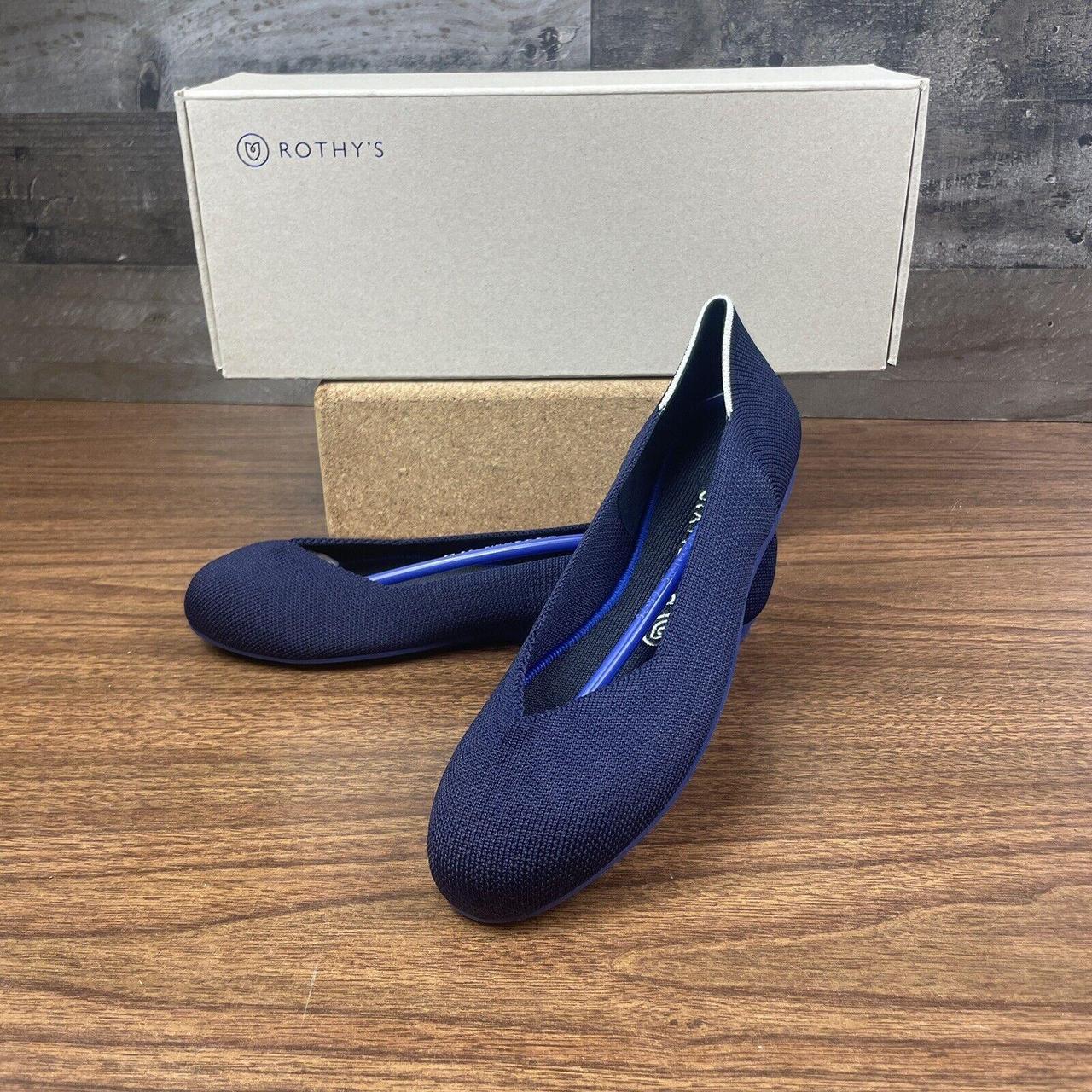 Rothy's Women's Blue and Navy | Depop