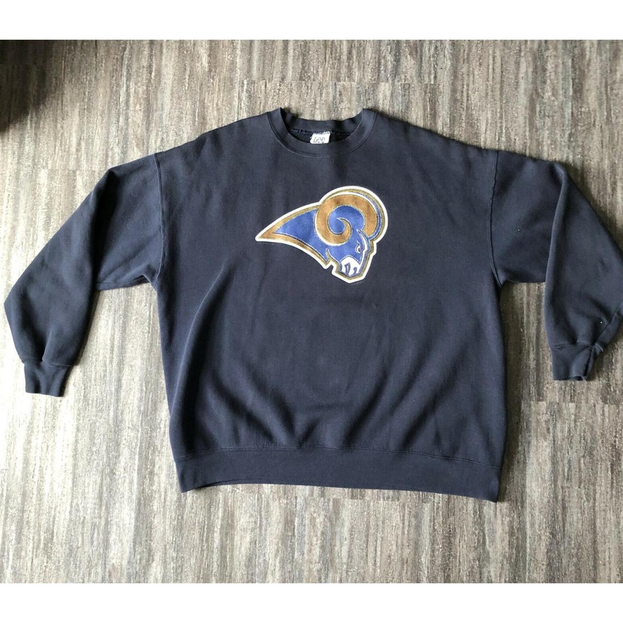 Vintage St Louis Rams Crewneck Sweatshirt Super Bowl - Depop