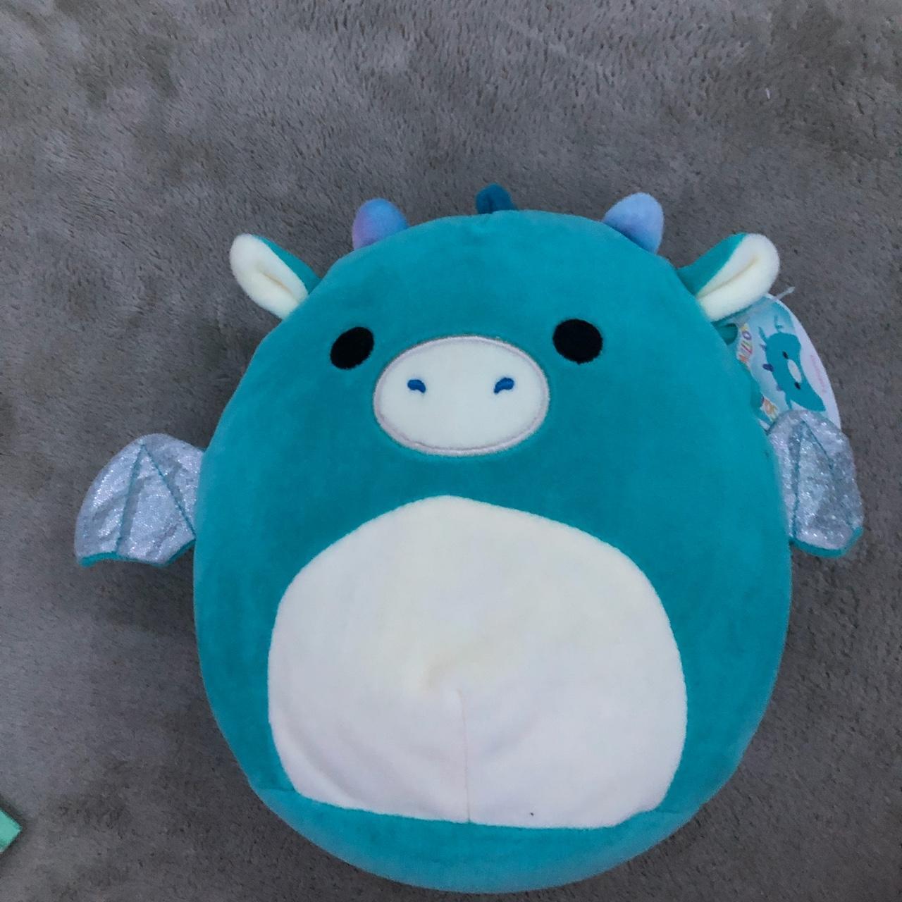 tatiana the blue dragon squishmallow💟 for... - Depop