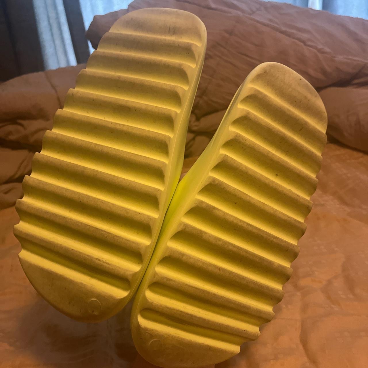 yeezy slide neon green