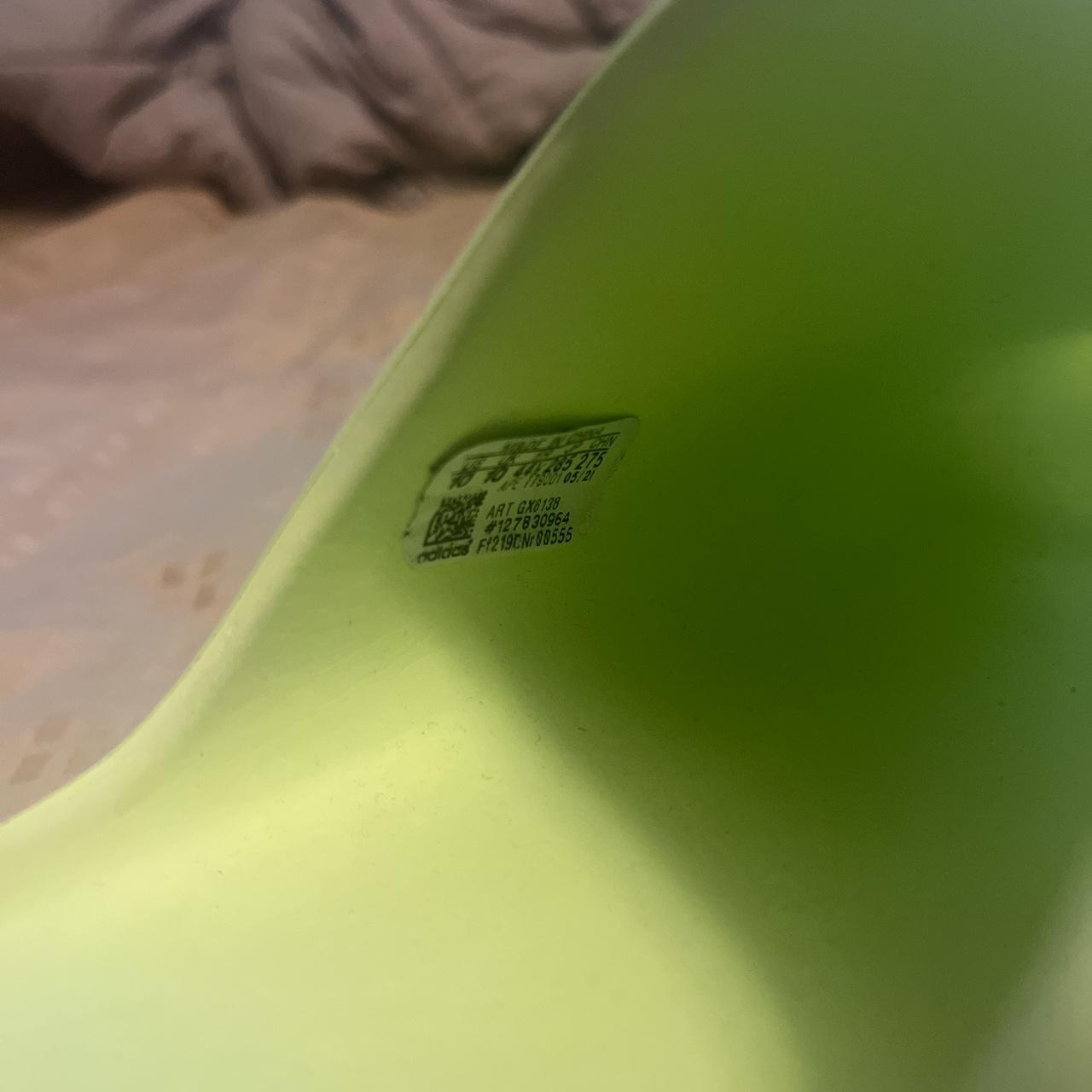 yeezy slide neon green