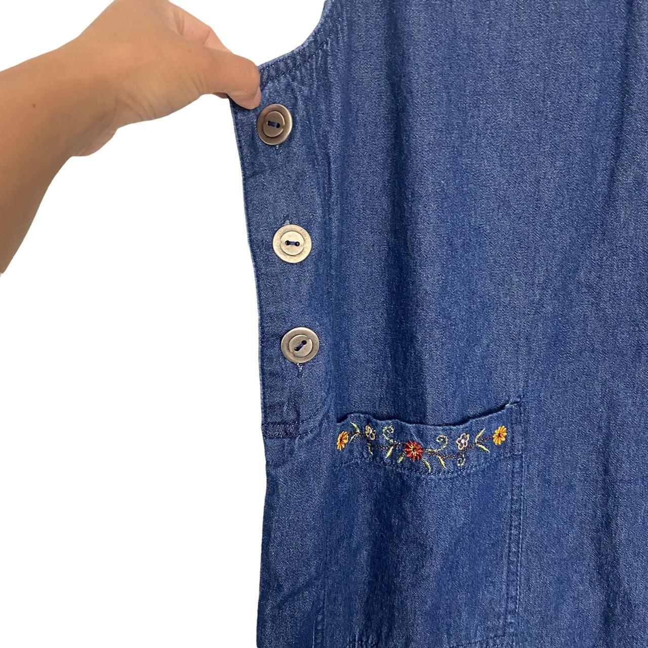 Product Image 4 - Vintage Denim Embroidered Denim Maxi