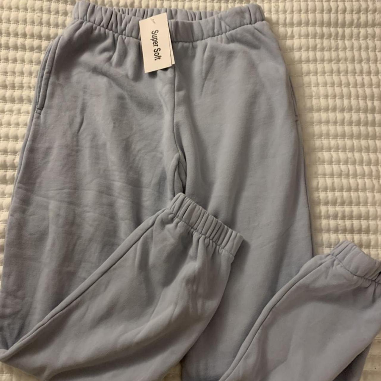 BRANDY MELVILLE light blue sweatpants BRAND NEW WITH... - Depop