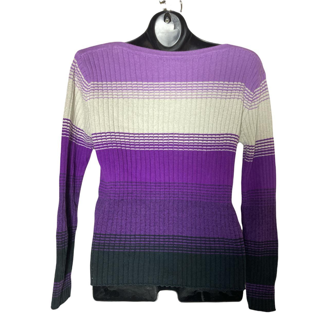Liz Claiborne Sport Womens XL Sweater Plum Purple... - Depop