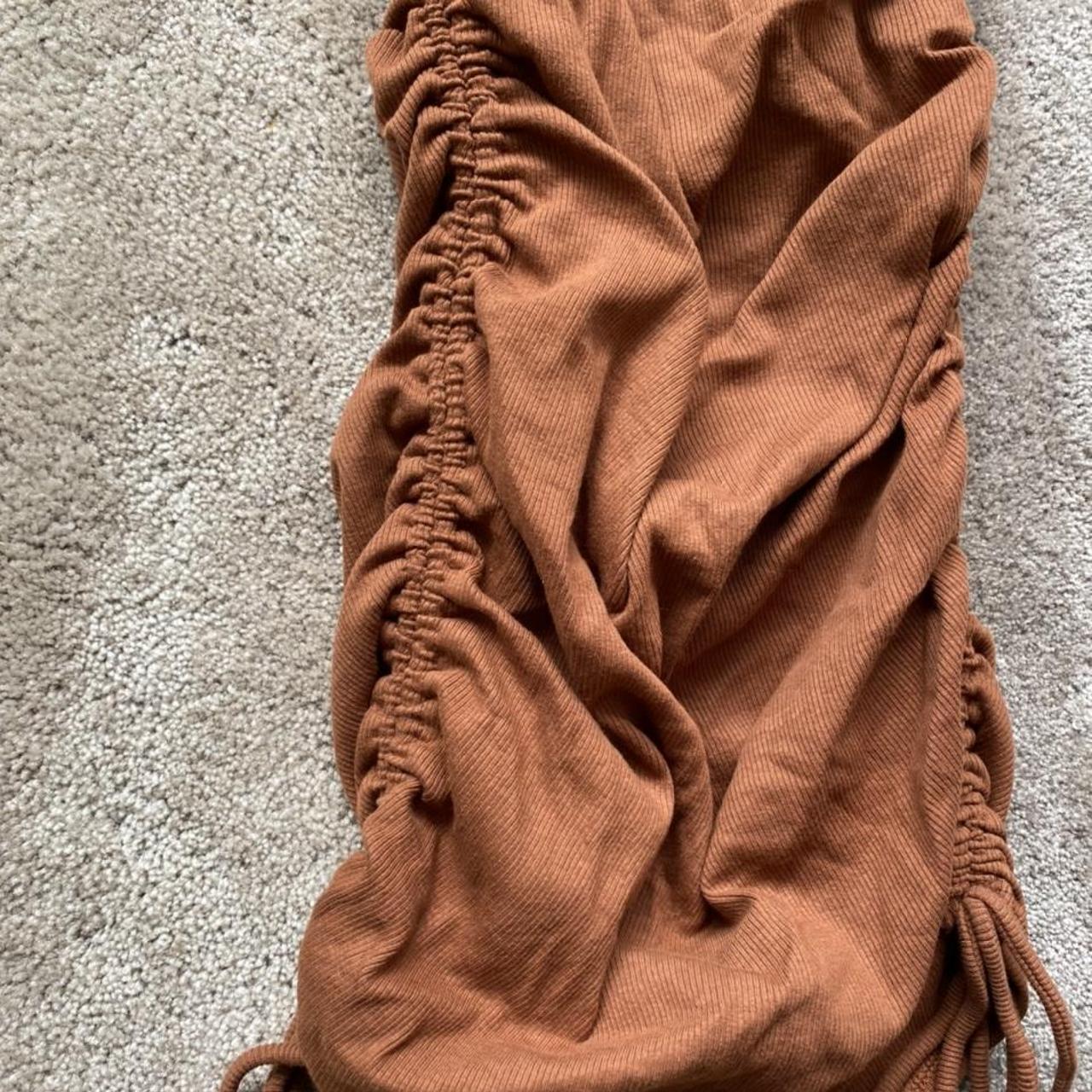 Zara Women's Brown Dress Depop