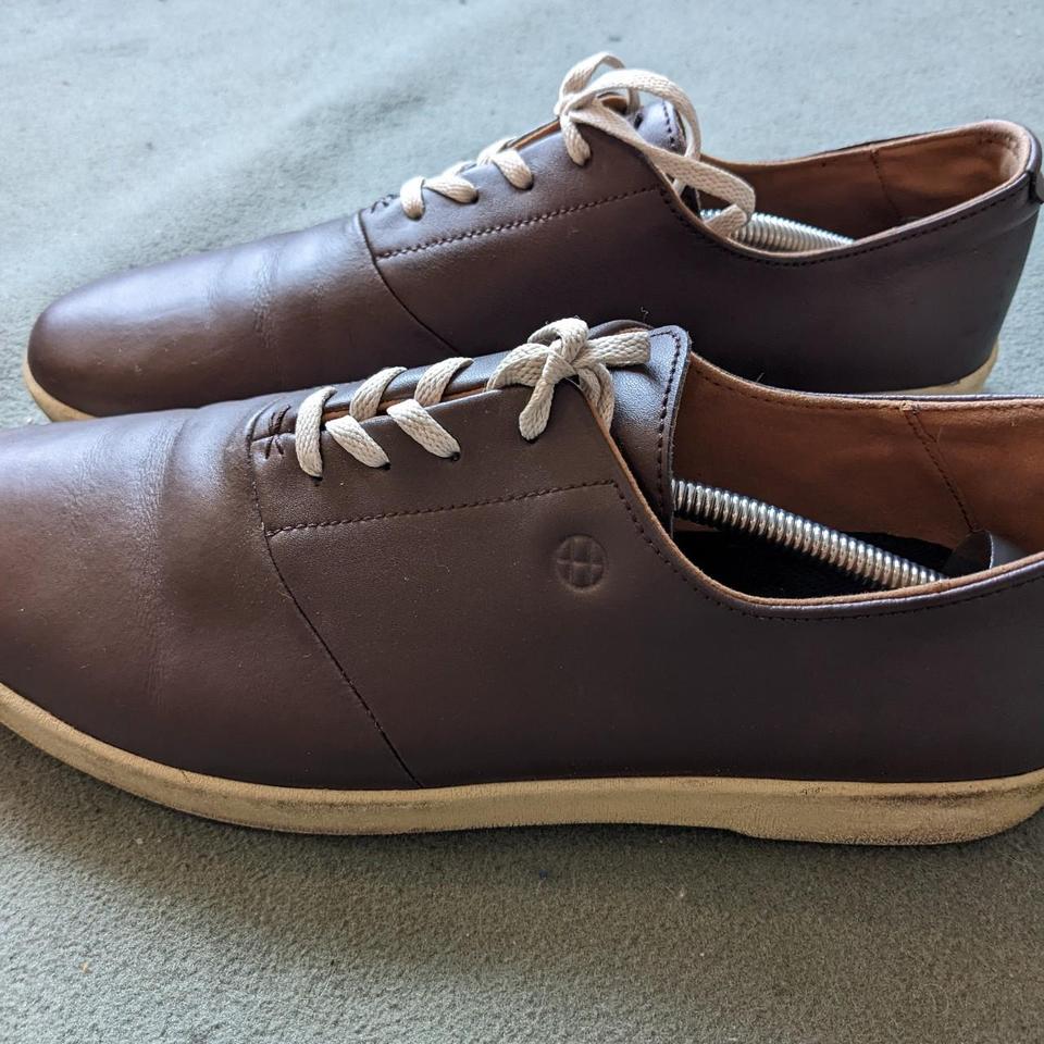 HUF Gillette Brown UK11 Rare leather skate. Depop