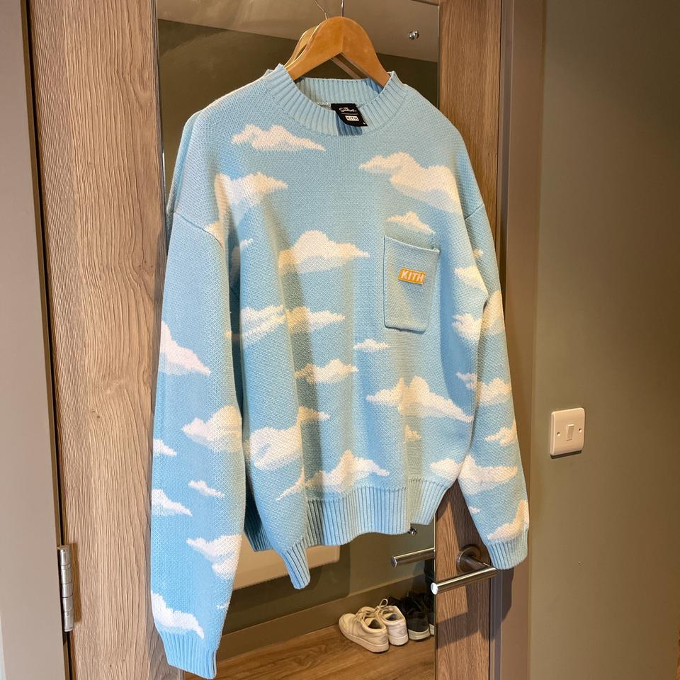 KITH X SIMPSONS CLOUD KNIT INERTIA SMALL SOLD OUT - Depop