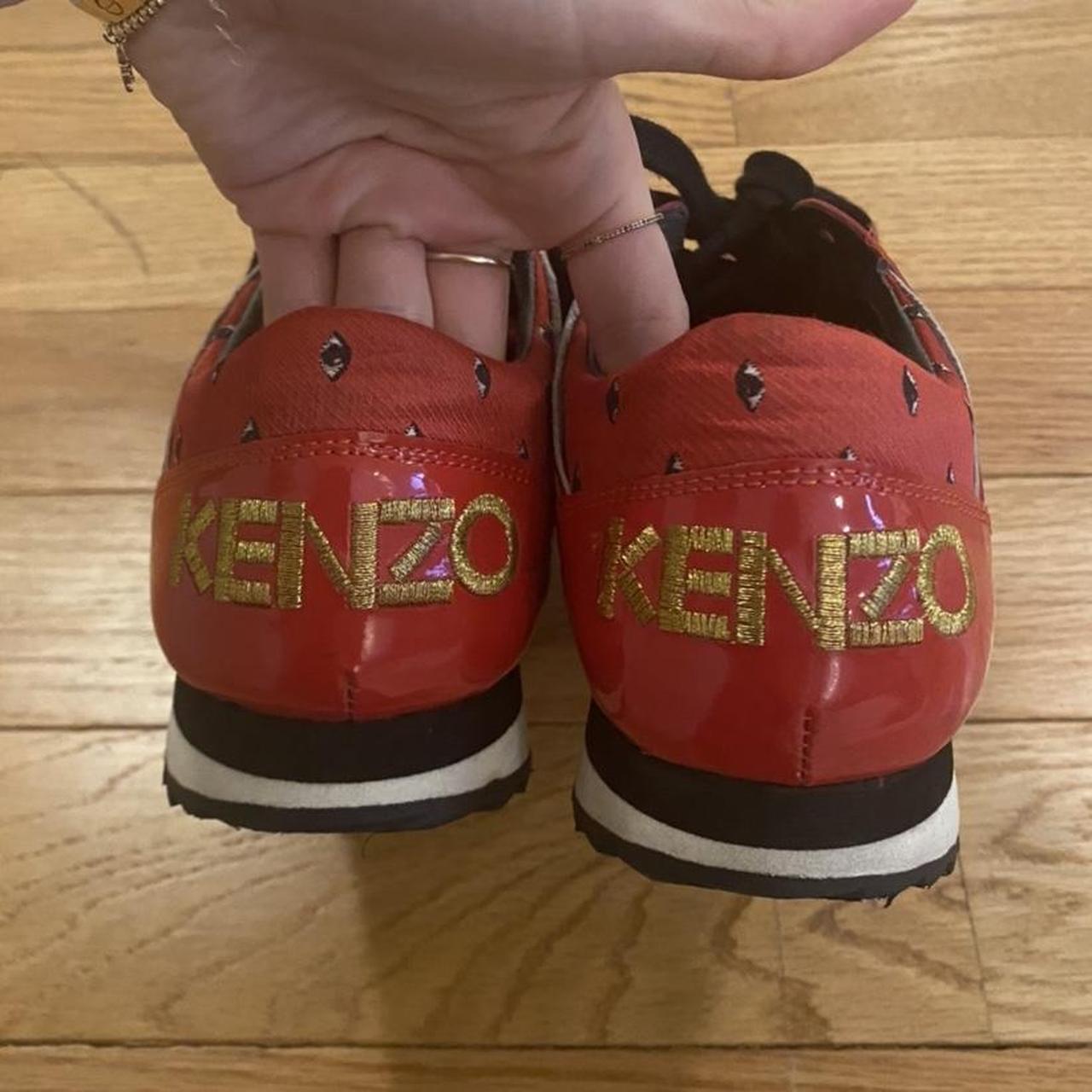 kenzo red shoes