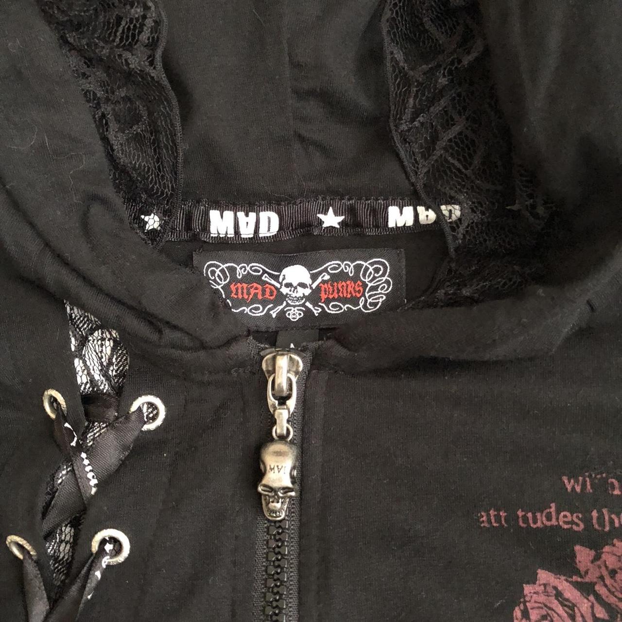 vintage japanese brand mad punks mall goth jacket... Depop