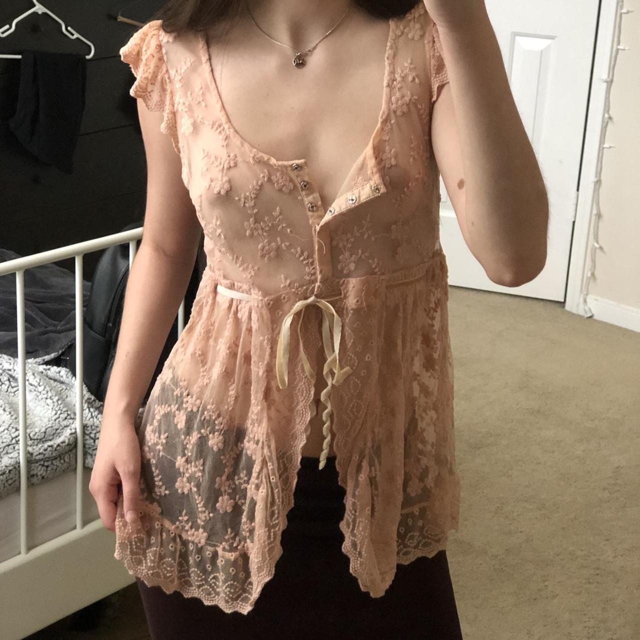 Free People, Jenna Embroidered Cami in Pink