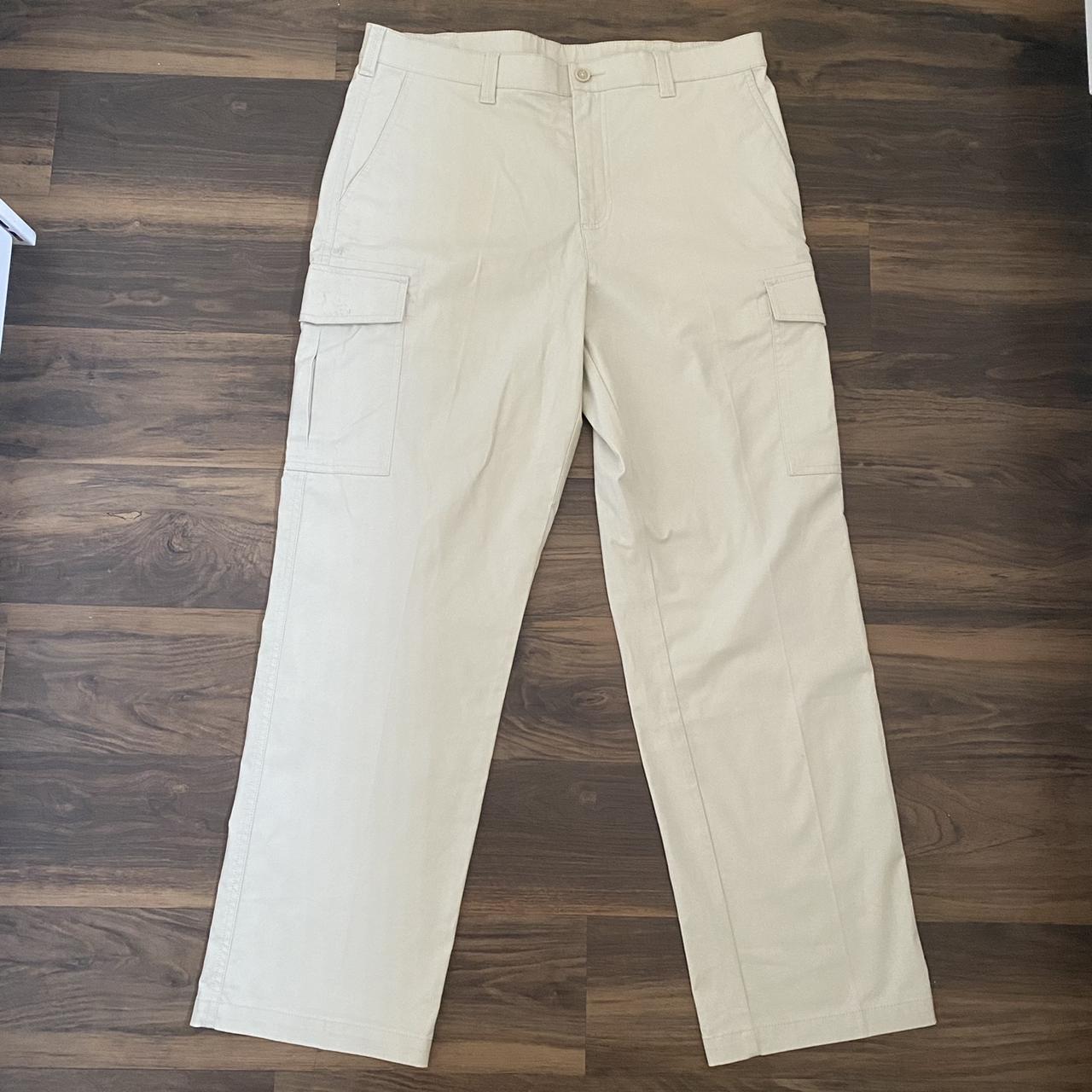 Polo Ralph Lauren Men's Cream Trousers | Depop