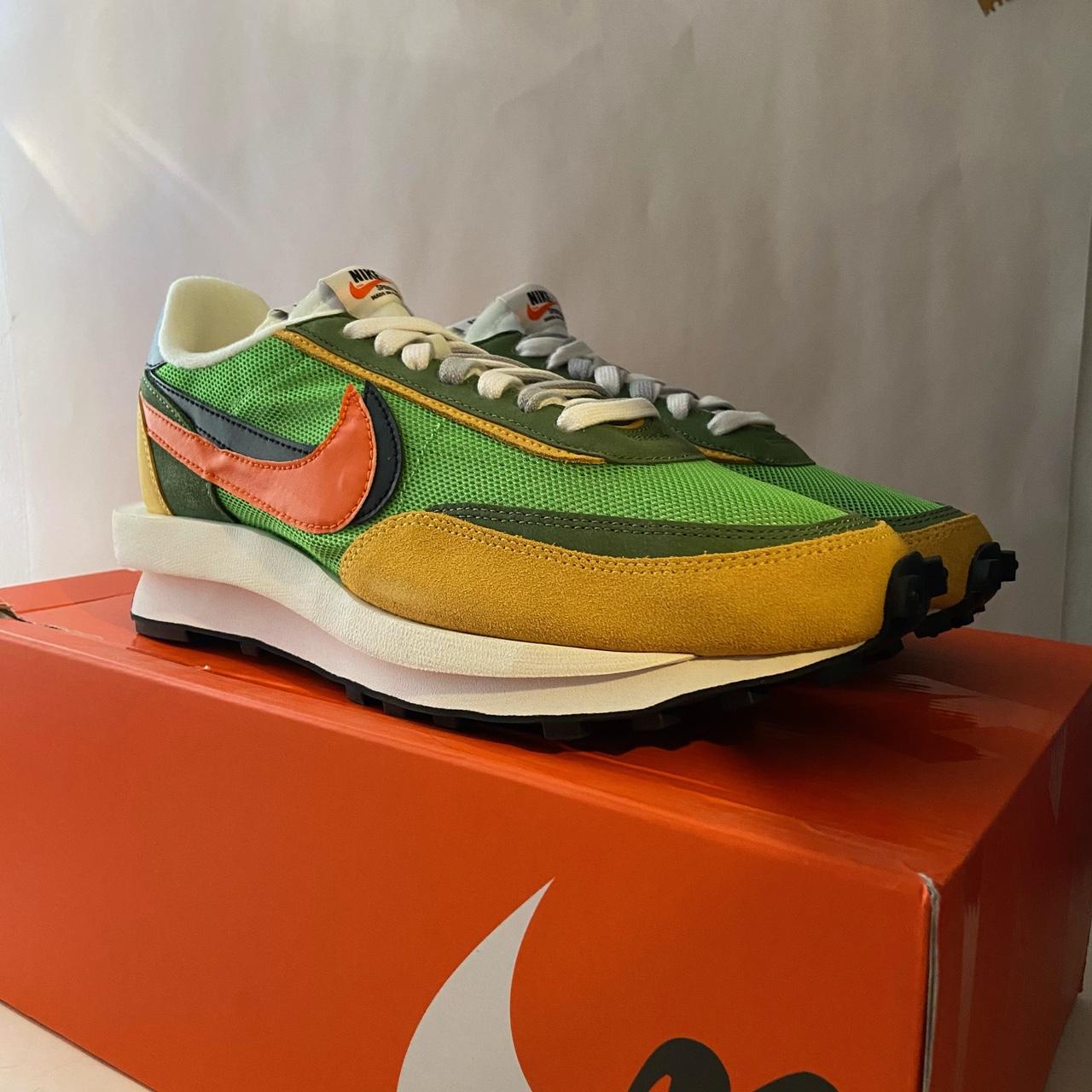 green sacai waffle