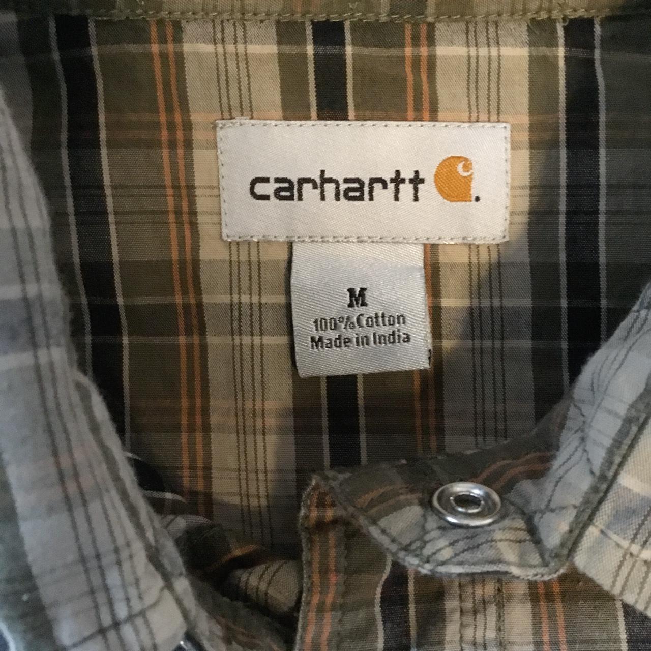 Carhartt shirt great button and cuff detail, grab it... - Depop