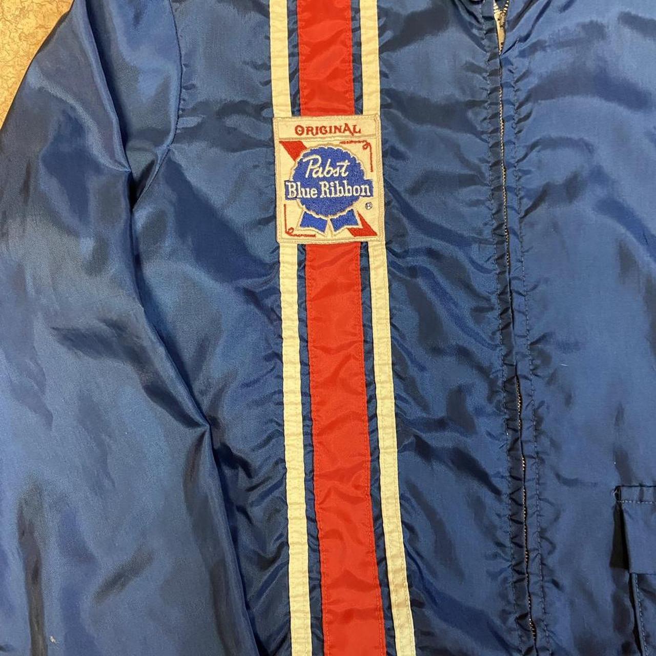 Vintage 80's Pabst Blue Ribbon Beer Zip Up...