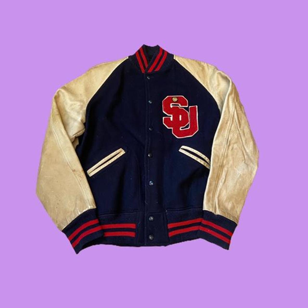 Vintage Salisbury University Varsity Jacket - FREE... - Depop