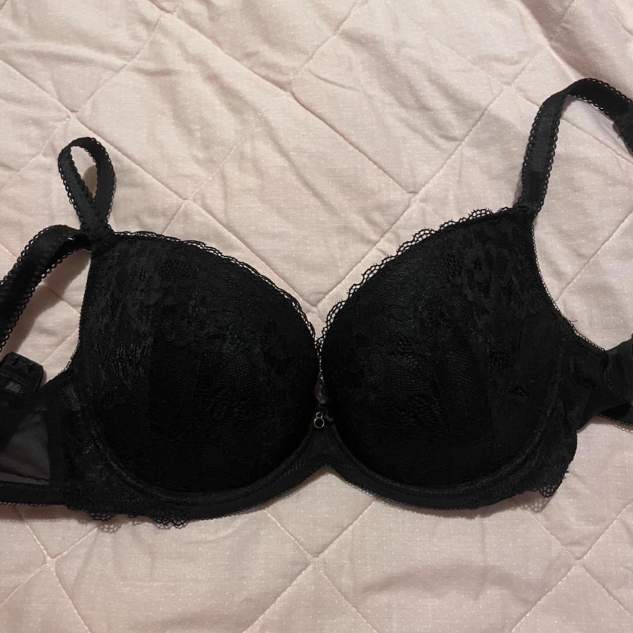 BRA 32A OR 34A BLACK LACE PINK SATIN ANN SUMMERS OPEN CUP PEEP FREEPOST  BNWT £9.99 - PicClick UK