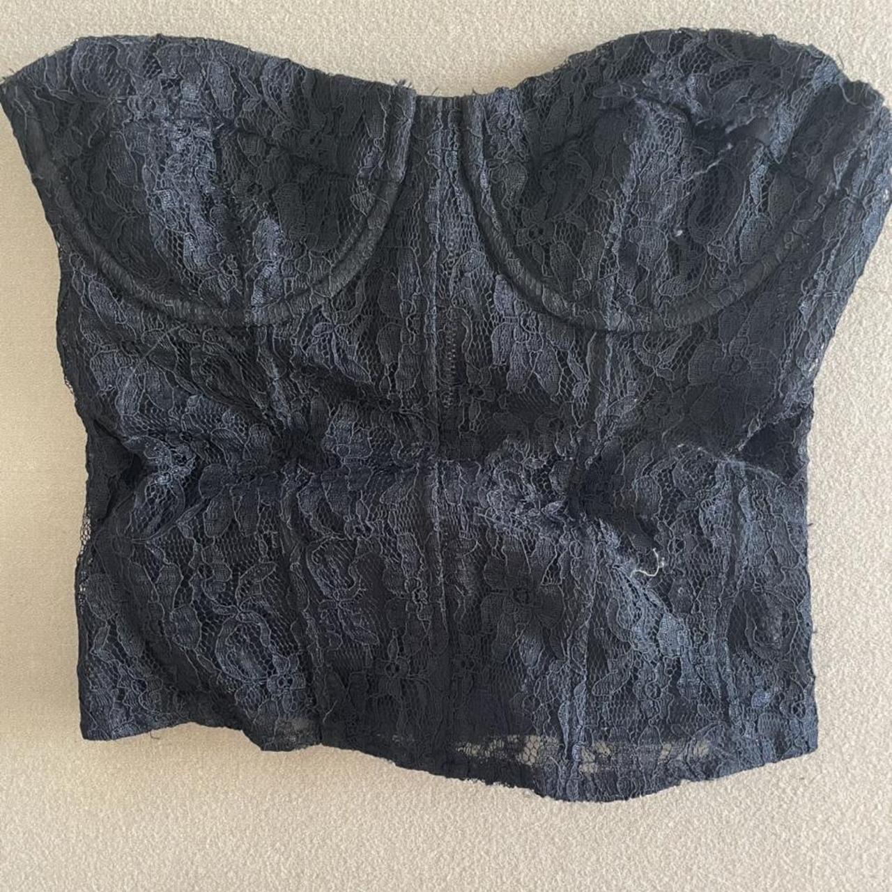 Edikted Women's Black Corset | Depop