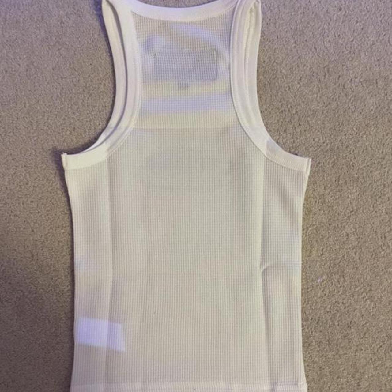 Corteiz CRTZ RTW black on white tank top Size Large... - Depop