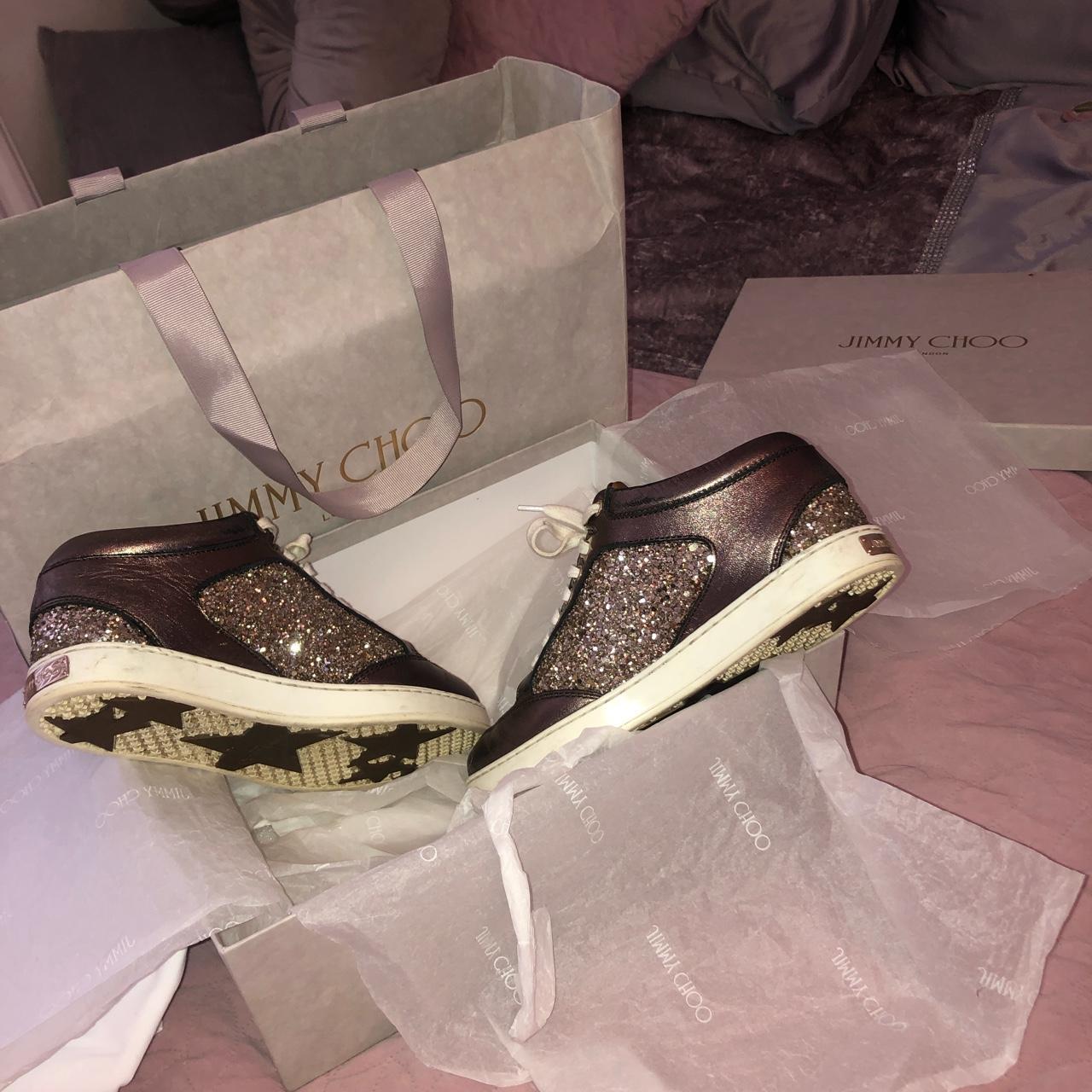 sparkly jimmy choo trainers