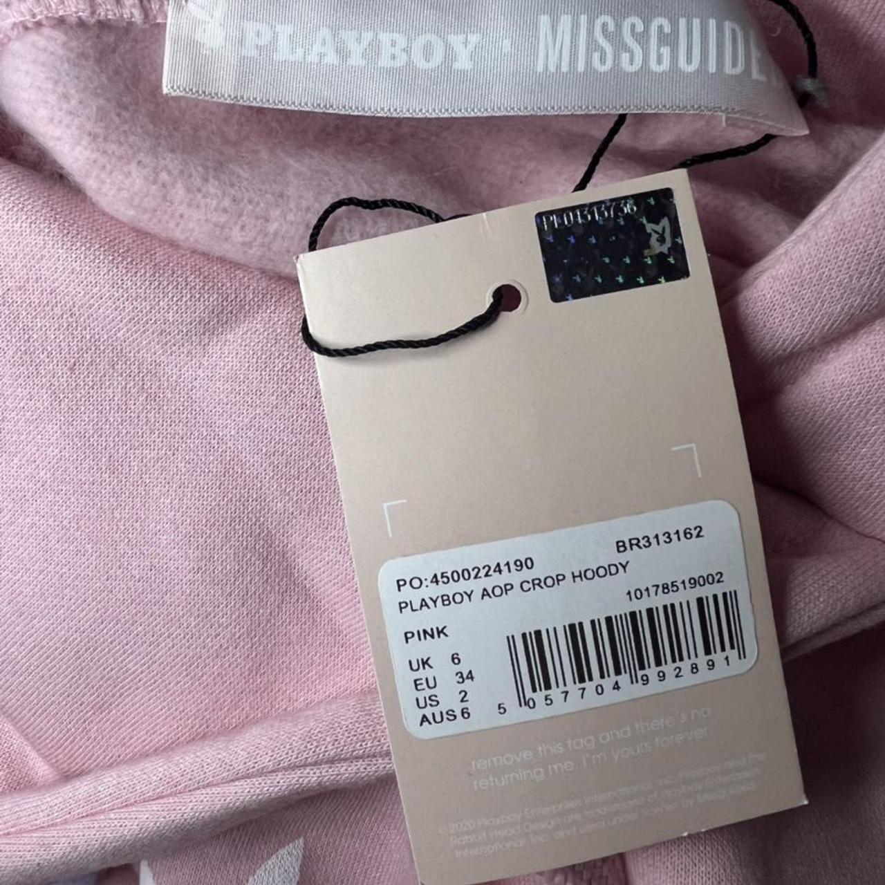 Missguided discount pink sweatshirt