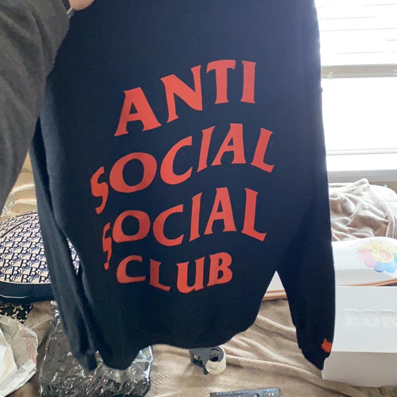 Black Hoodie Anti Social Social Club Hoodie Paranoid Anti Social