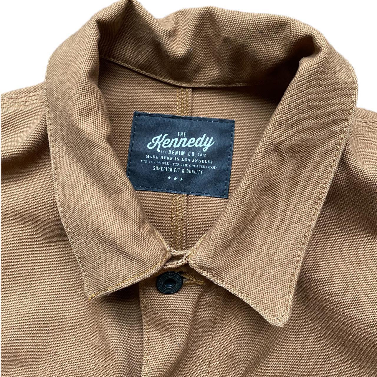 The Kennedy Denim Co tan/brown “Chore Coat”. Thick... - Depop