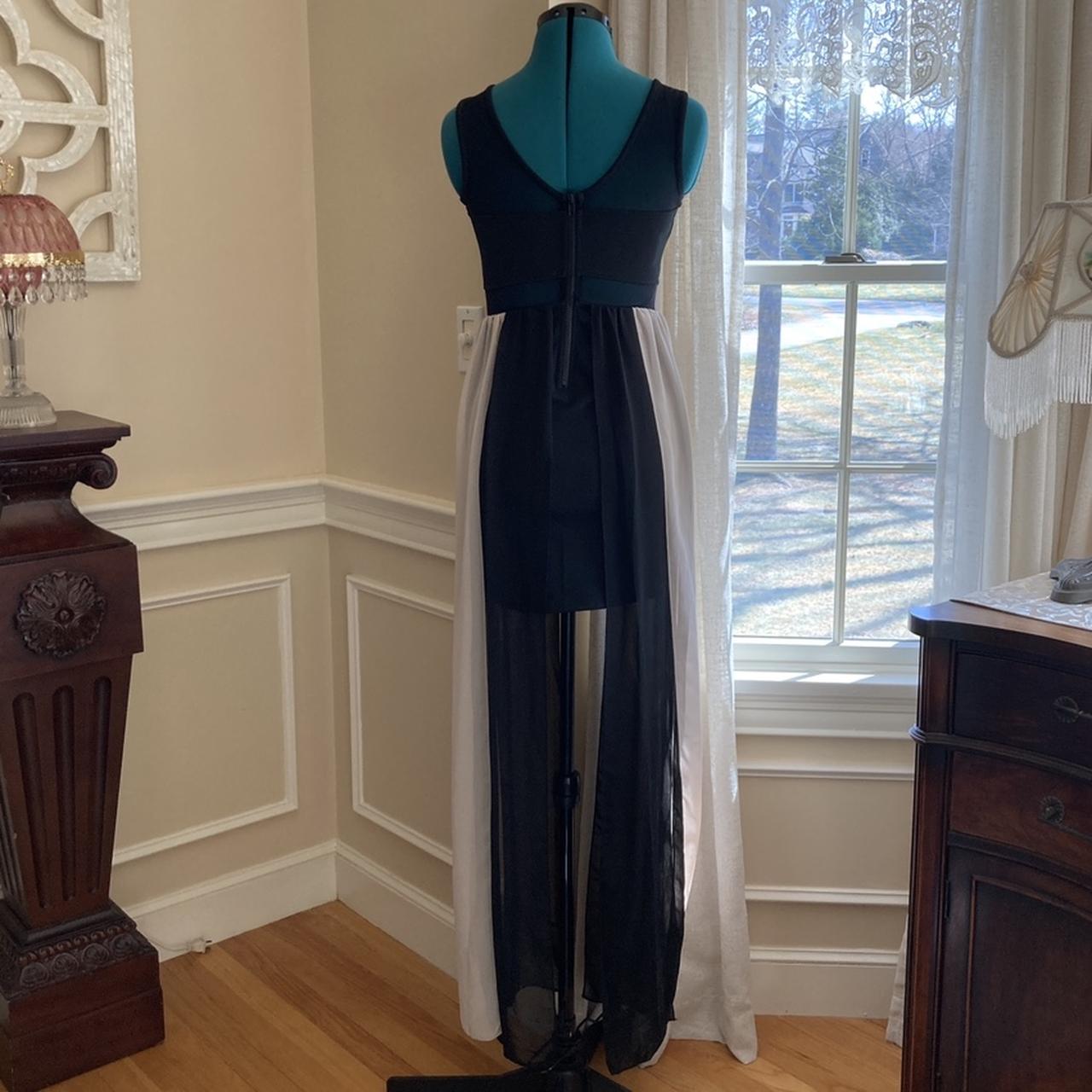 Material Girl brand Black Body Con Mini Dress with... Depop